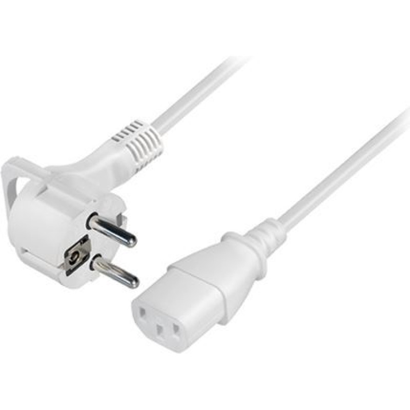 Transmedia N20-L, kabel za napajanje, 2.5m, bijeli