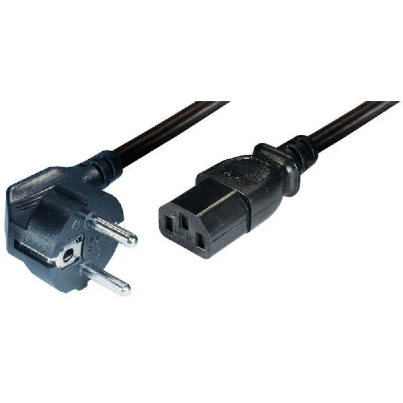 Transmedia N 5-5 W, kabel za napajanje, 5m, crni