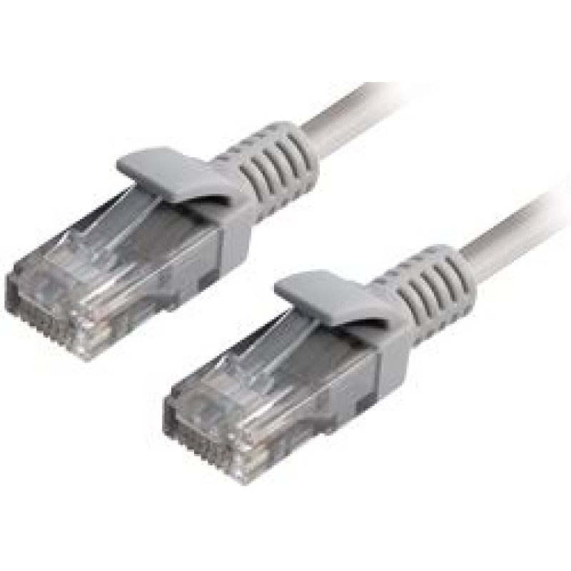 Transmedia TI23-0,5GL, Cat.6 UTP kabel, 0.5M, sivi