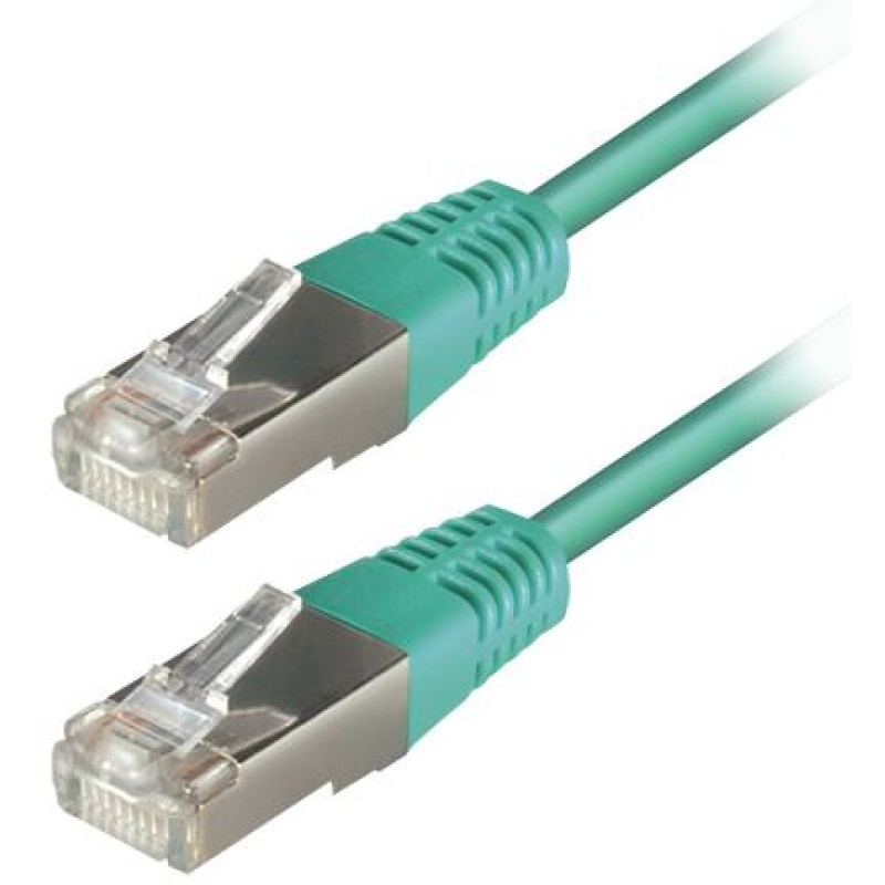 Transmedia TI7-1EGRL, Cat5E S-FTP kabel, 1m, zeleni