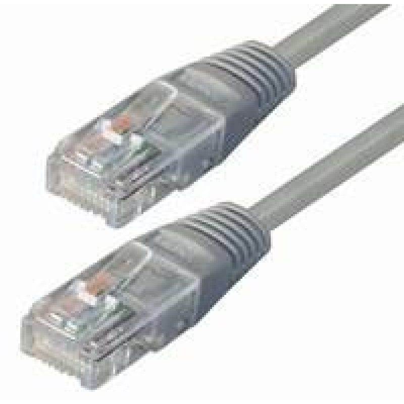 Transmedia TI9-1-EGL, Cat.5e UTP kabel, 1m, sivi