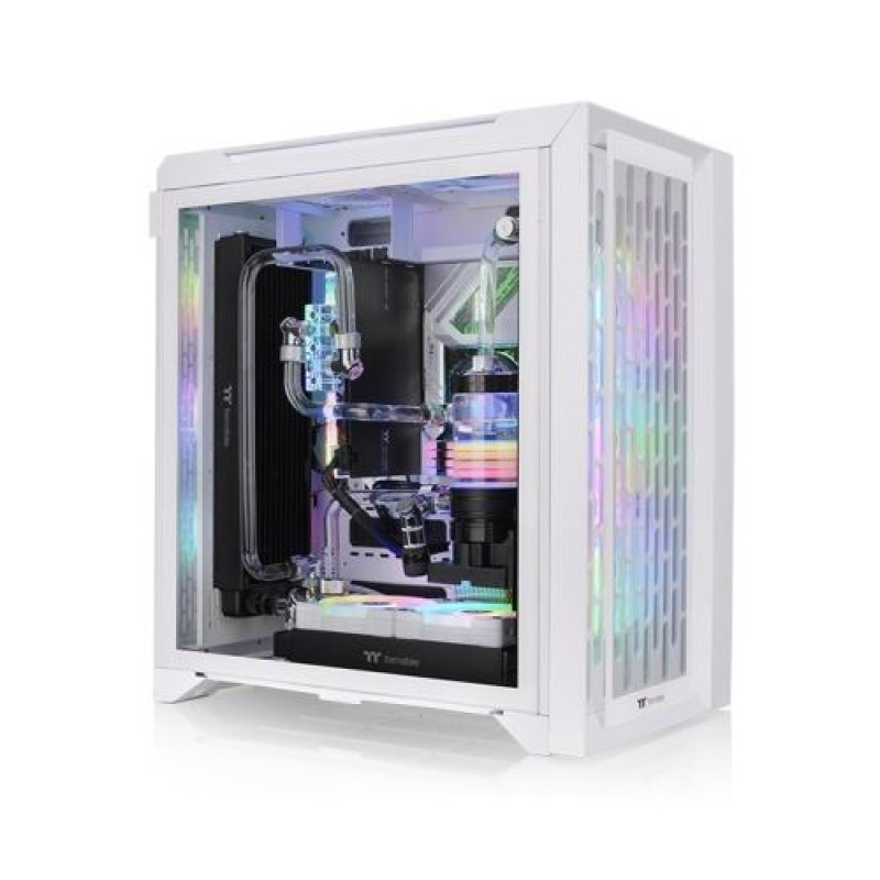 Thermaltake CTE C700 TG ARGB Snow, bijelo sa staklom, ARGB, bez napajanja