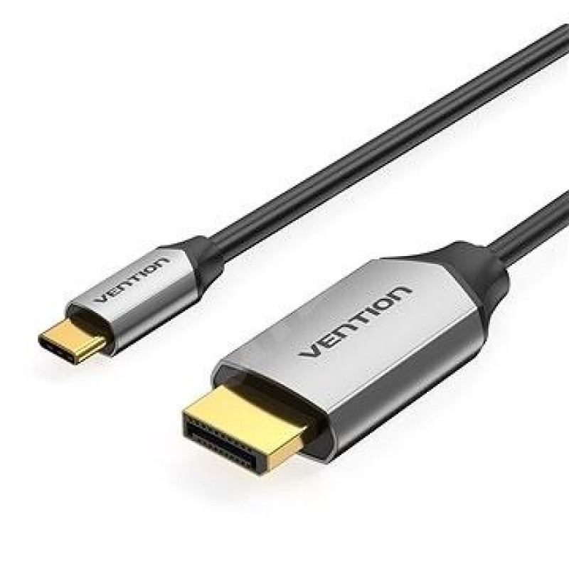 Vention USB-C / DisplayPort kabel, 2m, crni