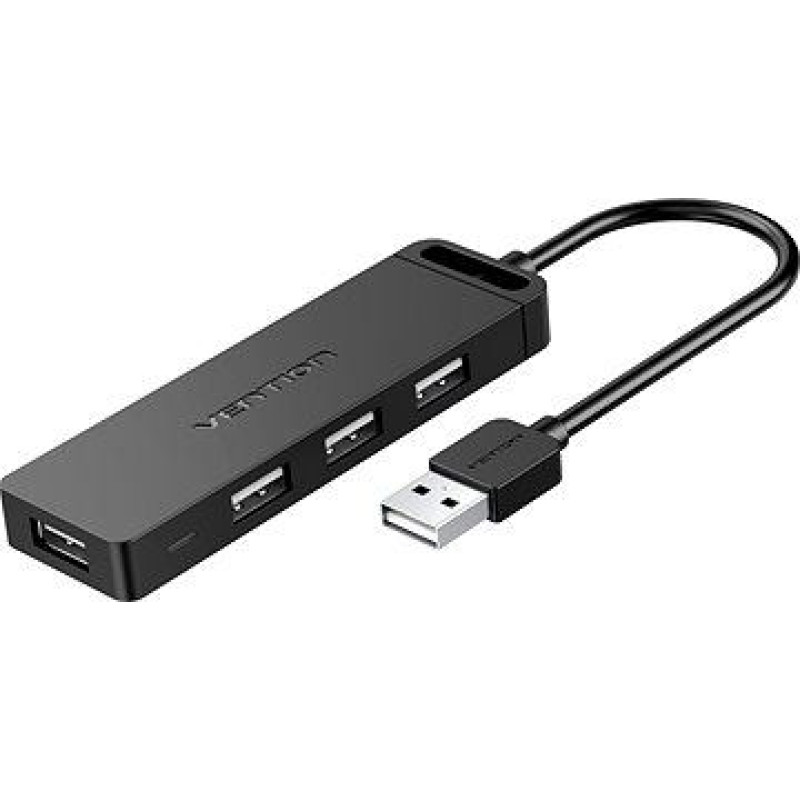 Vention CHMBB, USB Hub, 4-port, 0.15m, crni