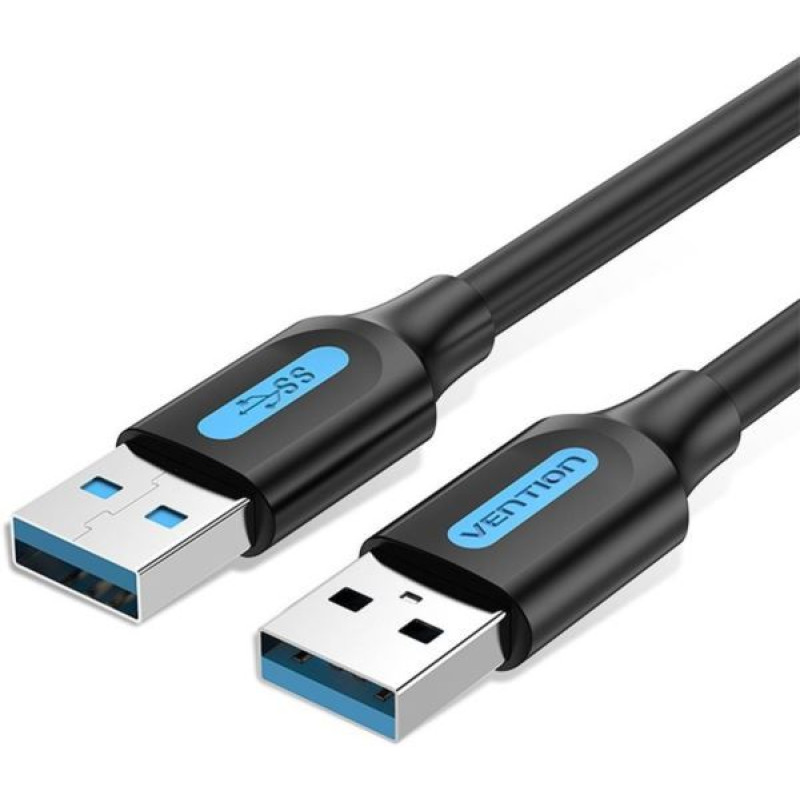Vention USB-A / USB-A kabel, 2m, crni