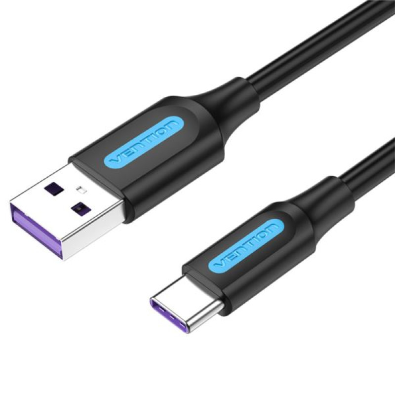 Vention USB-A / USB-C kabel, 2m, crni