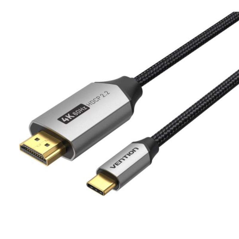Vention USB-C / HDMI kabel, 2m, crni