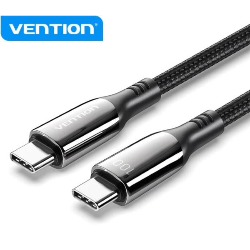 Vention USB-C / USB-C kabel, 2m, crni