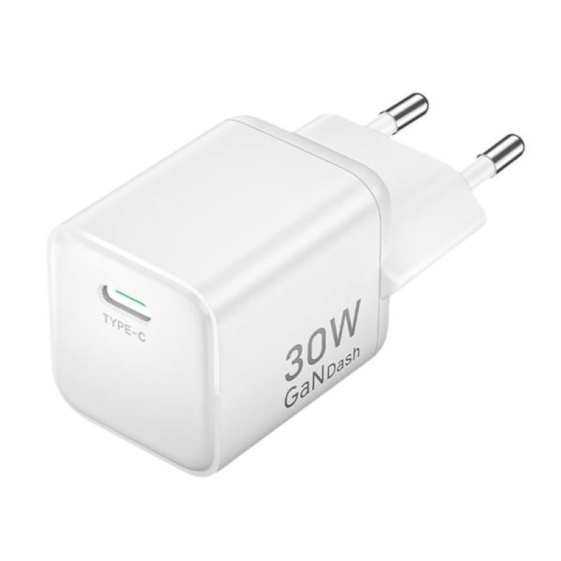 Vention FCIW0-EU, GaN punjač 30W, USB-C, bijeli, EU utikač