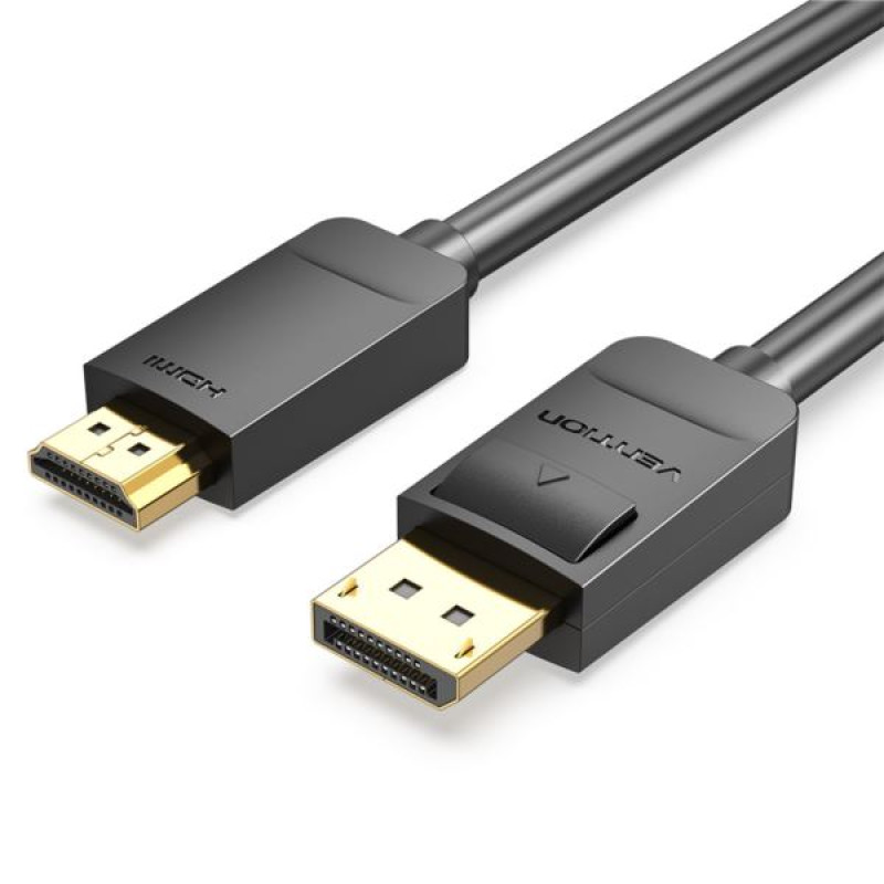 Vention DisplayPort / HDMI kabel, 2m, crni