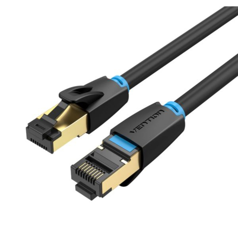 Vention Cat.8 SFTP kabel, 0.5m, crni