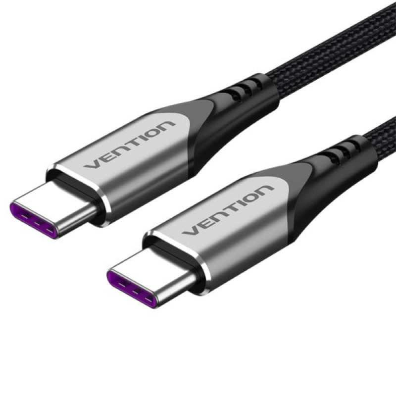 Vention USB-C / USB-C kabel, 1m, sivi