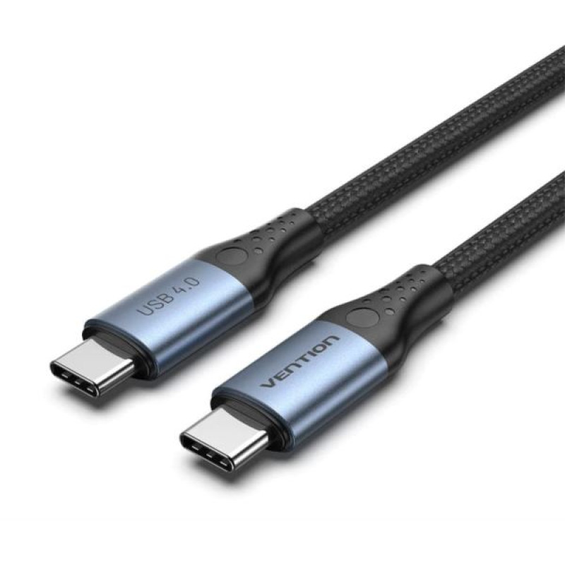 Vention USB-C / USB-C kabel, 1m, crni