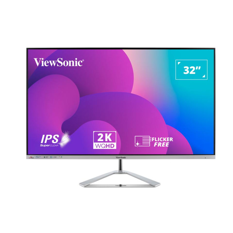 ViewSonic VX3276-2K-mhd-2, 31,5inch, IPS, QHD, DP, HDMI, 75Hz