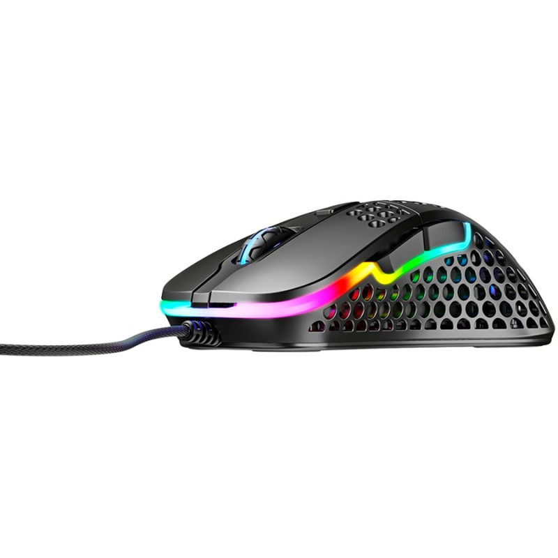 Xtrfy M4 RGB, zičani optički miš, gaming, crni